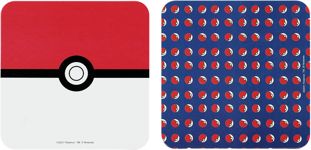 Pokémon Pokeball Mug, 400ml Glass & 2 Coasters Collectable Gift Box