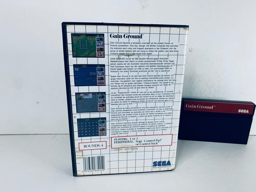 Gain Ground Sega Master System SMS Genuine Cartridge - Fast Post