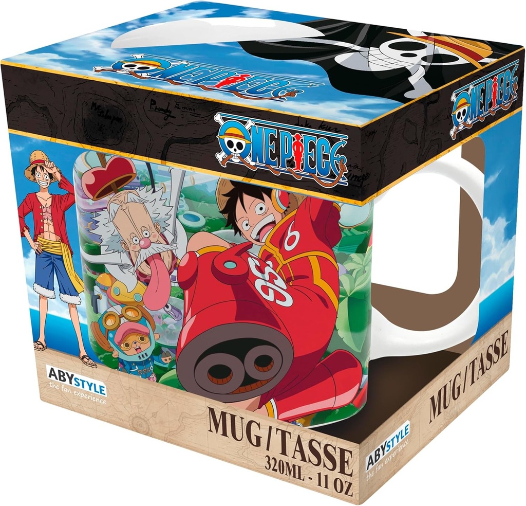 ABYSTYLE - Tazza Di Luffy & Vegapunk One Piece