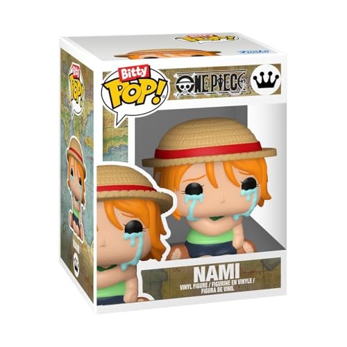 Funko Bitty Pop! One Piece - Nami, Arlong, Nojiko, and a Surprise Mystery Mini Figure - 0.9 Inch (2.2 Cm) Collectable - Stackable Display Shelf Includ
