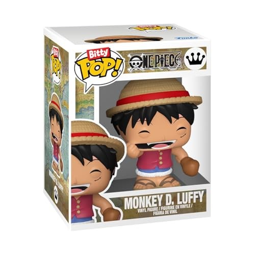 Funko Bitty Pop! One Piece - Monkey D. Luffy, Roronoa Zoro, Axe Hand Morgan, and a Surprise Mystery Mini Figure - 0.9 Inch (2.2 Cm) Collectable - Stac