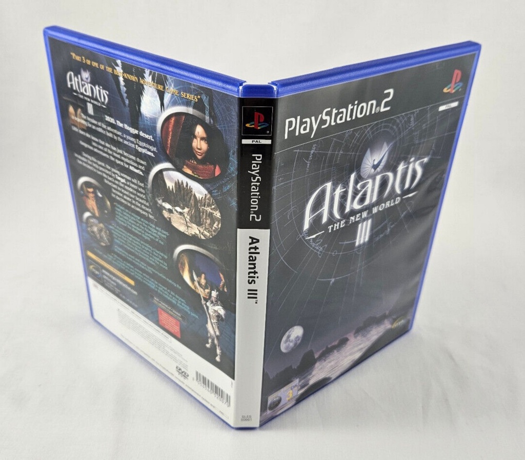 Atlantis III PlayStation 2 PS2 + Manual Tracked Post (G14)
