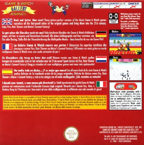 Game & Watch Gallery Advance (GBA)