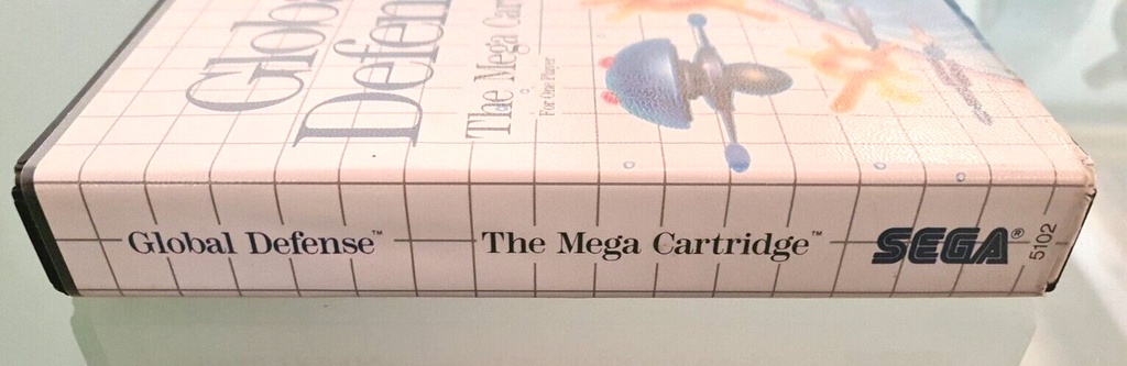 Sega Global Defense, the Mega Cartridge, Box and Booklet 1988, Japan