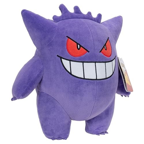 Pokémon Gengar Plush - 12-Inch Pokemon Plush - Authentic Details - Toys for Kids