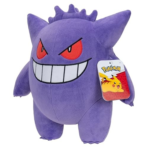Pokémon Gengar Plush - 12-Inch Pokemon Plush - Authentic Details - Toys for Kids