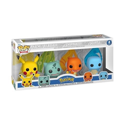 Funko POP 4PK Excl Pokemon Starters 4P