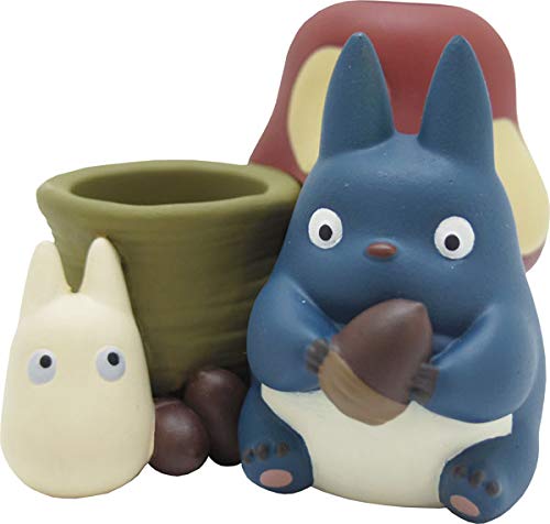 Studio Ghibli Artwork IKT-03B My Neighbor Totoro Seal Stand, Medium Totoro & Small Totoro