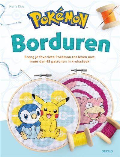 pokemon boek borduren