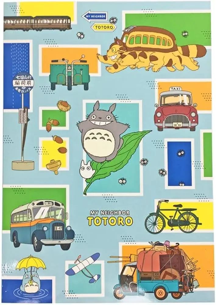 MY NEIGHBOR TOTORO - Vehicles - Notebook 18.2x25.7cm 48p MIX PRODERIV