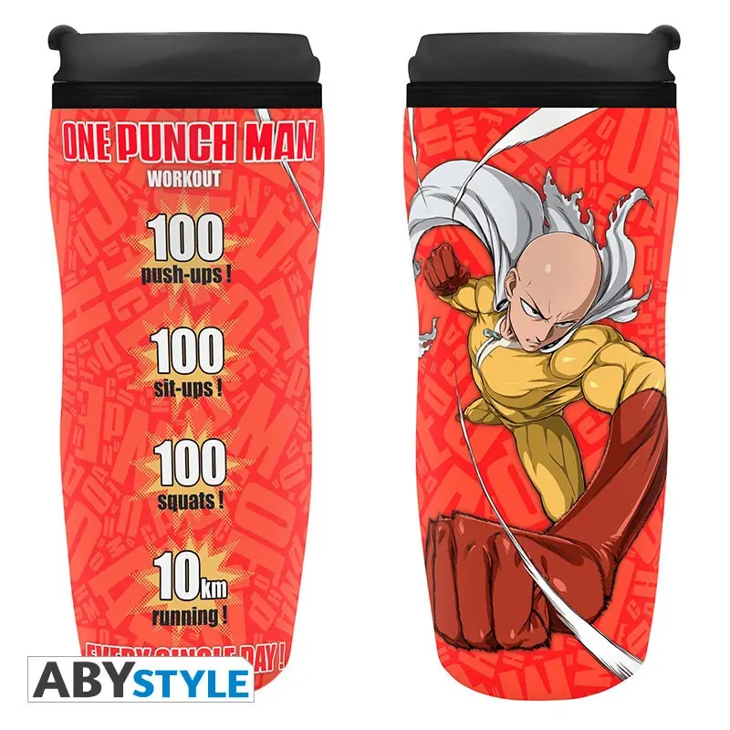 ONE PUNCH MAN - Mug de voyage Saitama