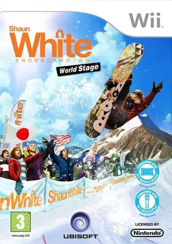 WII Shaun White Snowboarding World Stage