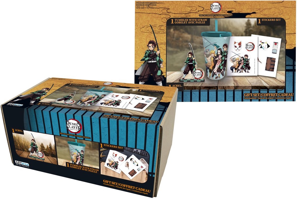 Demon Slayer Gift Set Fan Package Multicolour