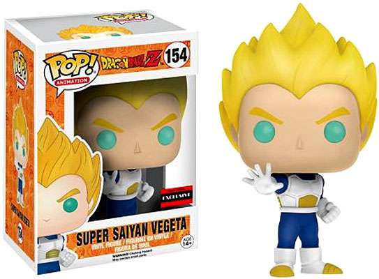 Funko Dragon Ball Z: Super Saiyan Vegeta POP Vinyl Figure AAA Anime Ex