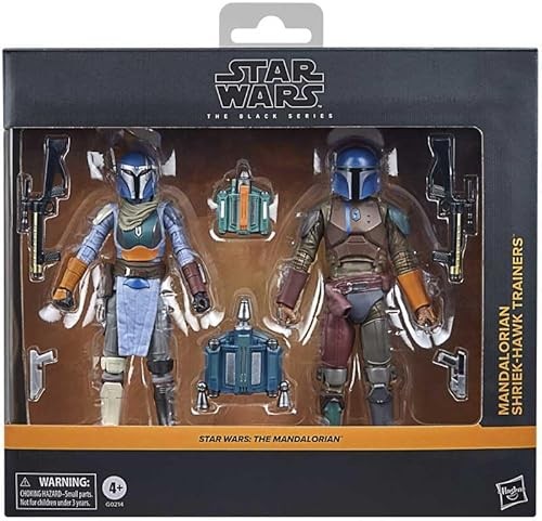 Figure Set Hasbro Star Wars the Mandalorian & Shriek-Hawk Trainers