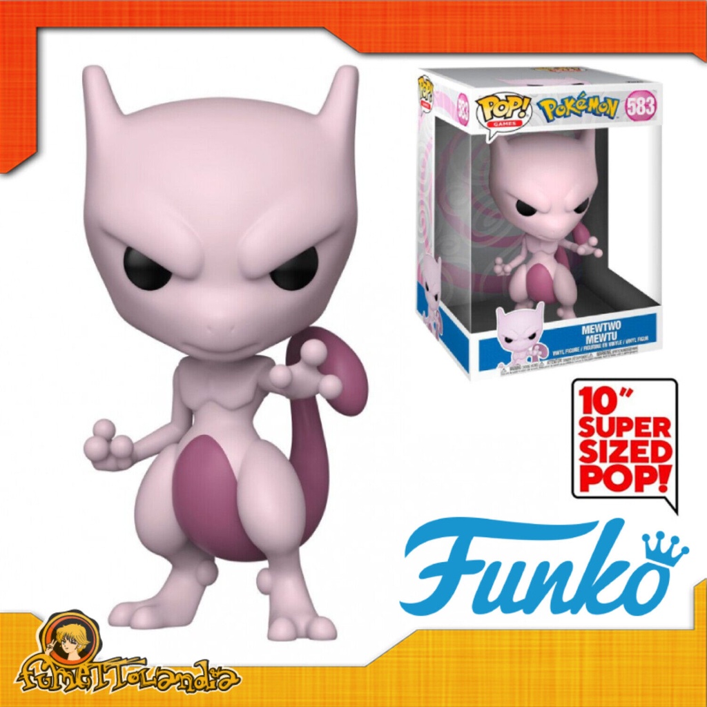 Pokemon Meowtwo Jumbo Pop! Vinyl Figure
