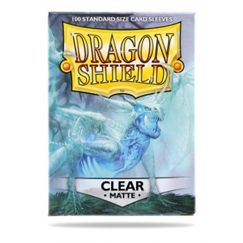 [Dragon Shield] Dragon Shield Standard Sleeves - Matte Clear (100 Sleeves) 