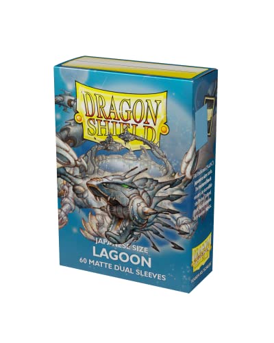 [Dragon Shield] Dragon Shield Japanese Size Dual Matte Sleeves - Lagoon 'Saras' (60 Sleeves)