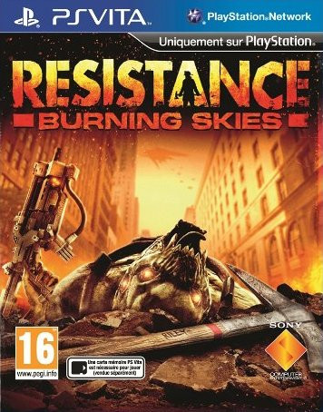 PSP Resistance Burning Skies