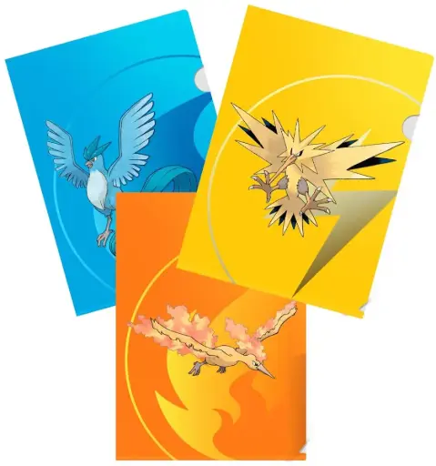 UP - 3-Pack Tournament Folios featuring Zapdos, Moltres, and Articuno