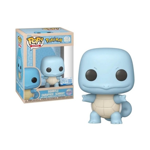 Funko Pop! Pokémon #504 - Squirtle/Carapuce/Schiggy   Collectible Vinyl Figure   Official Edition