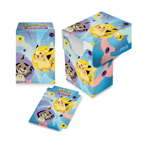 Pokemon Pikachu & Mimikyu Full View Deck Box 75 for Collectible Cards