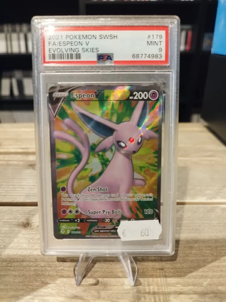 Espeon V Evolving Skies PSA 9