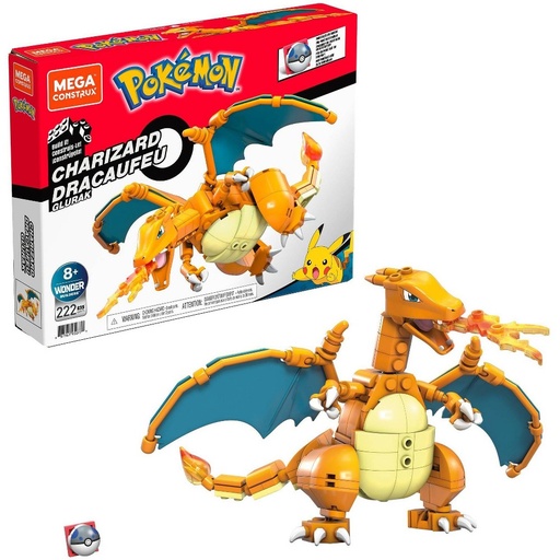 PokÃ©mon Mega Construx Wonder Builders  Construction Set Charizard 10 cm