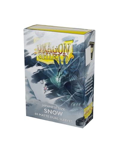 Dragon Shield Japanese size Dual Matte Sleeves - Snow 'Nirin' (60 Sleeve