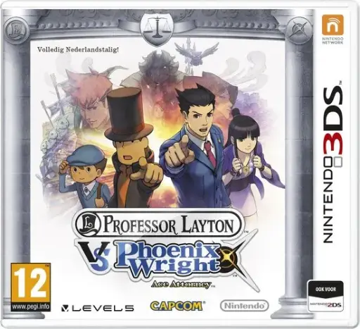 3DS- Professor Layton vs Phoenix Wright Ace Attorney